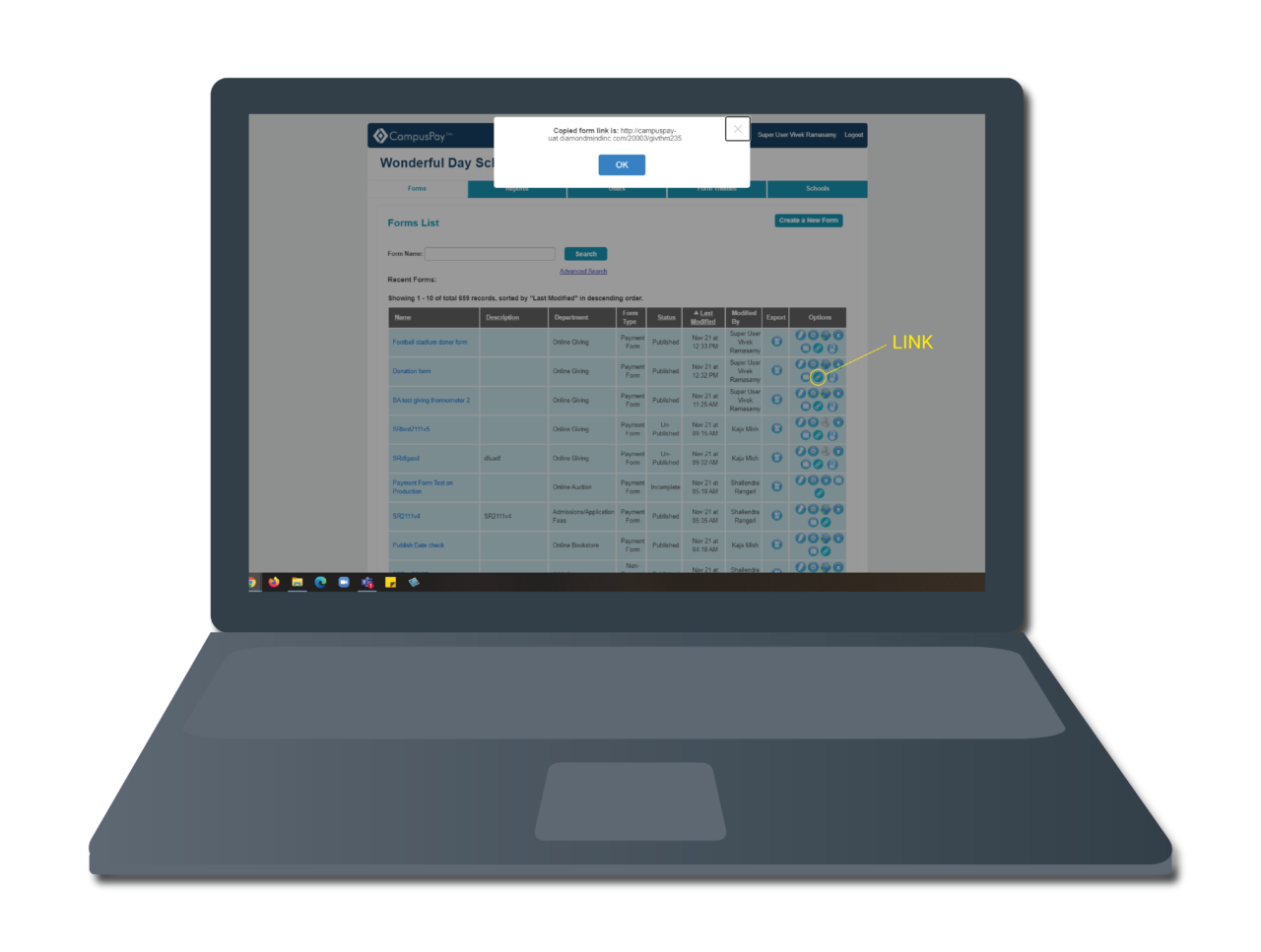 CampusPay Updates Give Admins Helpful Shortcuts when Managing Forms ...